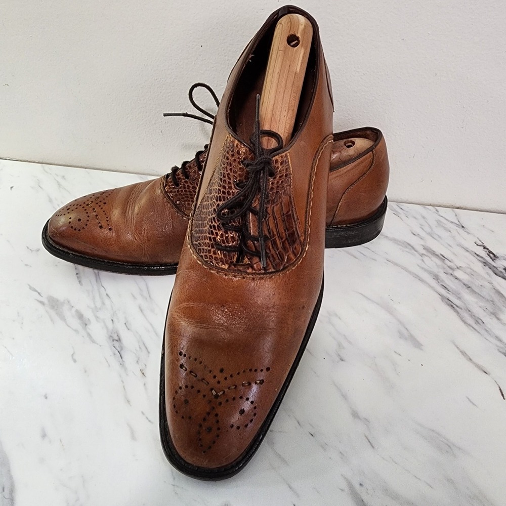Belvedere Studio A7 Alligator Leather Men shoes 11 sz
